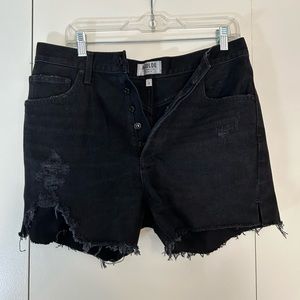 Black Agolde Shorts - Size 30